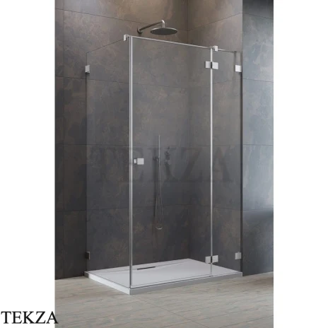 Radaway Essenza Pro KDJ Душевая дверь 110 см, левая, 10097110-91-01L, брашированный никель