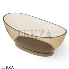 Dea Design Elegant Ванна отдельностоящая овальная 155x78 Glasstech DD8620 1550 R6, Classic Green R6