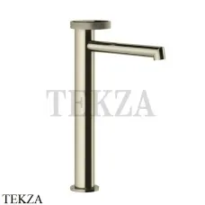 Gessi ANELLO Смеситель для раковины высокий, длинный, без донного клапана 63306-720, Nickel PVD