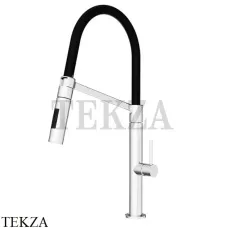 FIMA Carlo Frattini Смеситель для кухни с лейкой Flexi 2 F7047/2BS, белый матовый