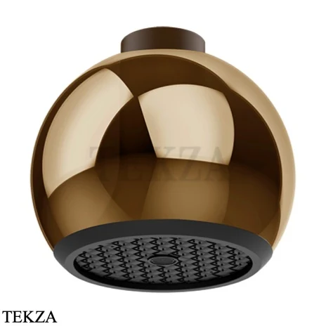 Gessi Haute Culture Shower Потолочная душевая лейка со светодиодной подсветкой 57422-845, бронза Dark Brush
