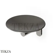 Zucchetti Isy22_Octo_Jingle Мыльница настенная круглая ZAD510.C51, brushed metal black