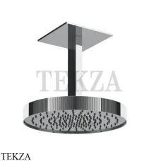 Gessi Inverso RIGATO Верхняя душевая лейка с кронштейном 30 см 63572-031, хром глянец