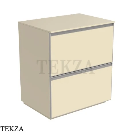 Flaminia Cubika модуль хранения напольный 70×50×78,5 см, 2 ящика, бежевый Juta матовый