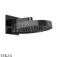 Gessi Inverso Diamantato Верхняя лейка с кронштейном D30 см 63449-706, Black Metal PVD Gessi Inverso Diamantato Верхняя лейка с кронштейном D30 см 63449-706, Black Metal PVD