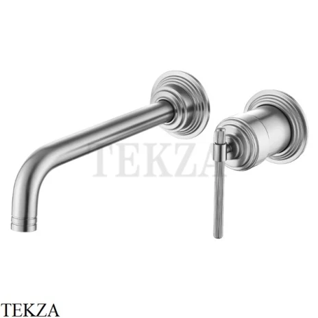 Boheme ETERNA Смеситель для раковины на стену, комплект 175-NB, Nickel Brush