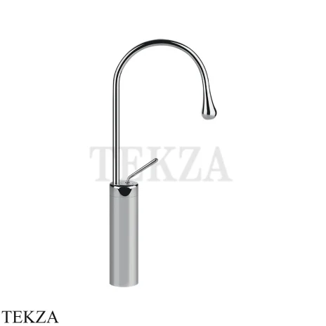 Gessi Goccia Смеситель для раковины высокий, без сливного гарнитура 33608-031, хром глянец