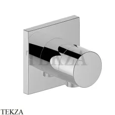 Keuco IXMO Comfort Вентиль переключатель на 3 потока, квадрат, внешняя часть 59548071002, нержавеющая сталь