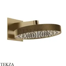 Gessi Inverso RIGATO Верхняя душевая лейка с кронштейном 63549-726, Warm Bronze Br. PVD
