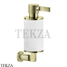 Gessi INCISO accessories Дозатор для жидкого мыла или лосьона, белый 58513-710, Brass PVD