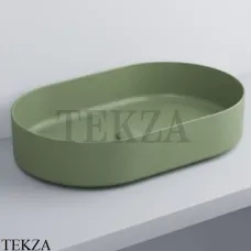 Cielo SHUI Comfort Раковина накладная, овал, без перелива SHCOLAO60 AG, Agave