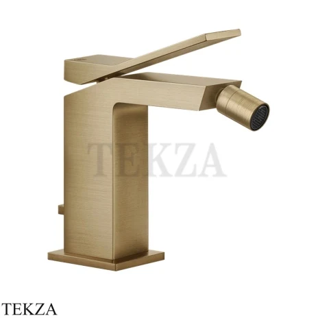 Gessi RETTANGOLO K Смеситель для биде, с донным клапаном 53007-726, Warm Bronze Br. PVD