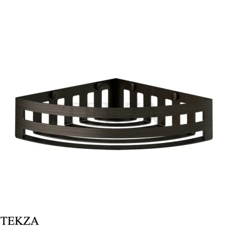Gessi RILIEVO Полка-решетка угловая в душевую зону 59561-187, Aged Bronze