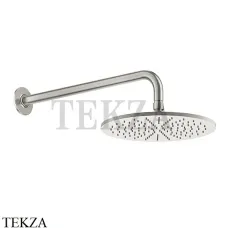 Gessi INCISO SHOWER Верхняя душевая лейка 30 с кронштейном 58248-149, Finox Brushed Nickel