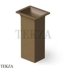 Dea Design Pedestal Basin Раковина напольная прямоугольная Solid Surface DD2014 500 1, Dark Camel №1