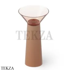 Dea Design Pedestal Basin Раковина напольная Glasstech DD2022 480 R9, Brown Copper R9