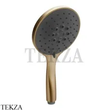 Gessi Shower Душевая лейка 3-х позиционная с черным диском 14378-726, Warm Bronze Br.