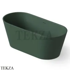 Dea Design Shadow Ванна отдельностоящая овальная 160x70 Solid Surface DD8606 1600 11, Dark Green №11