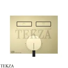 Gessi HI-FI Однорычажный смеситель, на 2 потока, внешняя часть 63079-710, Brass PVD