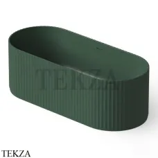 Dea Design Stripes Ванна отдельностоящая овальная 170x72 Solid Surface DD8803 1700 11, Dark Green №11