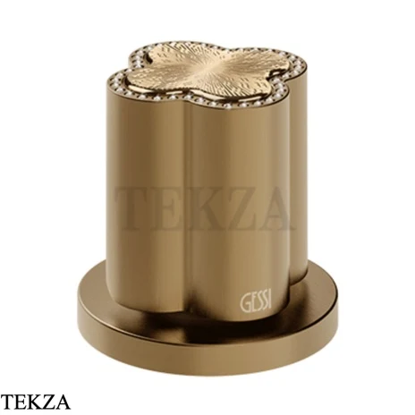 Gessi Ludovica Смеситель-рычаг управления для излива crystals 76300-791, бронза Deep