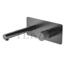 Boheme Stick Смеситель для раковины из стены, комплект Stick 125-GM.3 Gun Metal LINEA