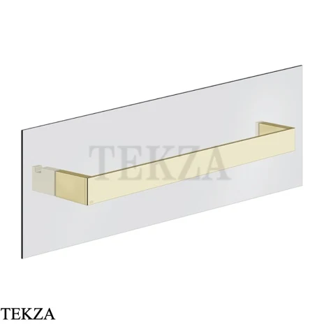 Gessi Rettangolo Полотенцедержатель для крепления на стекло, 45 см 20963-710, Brass PVD