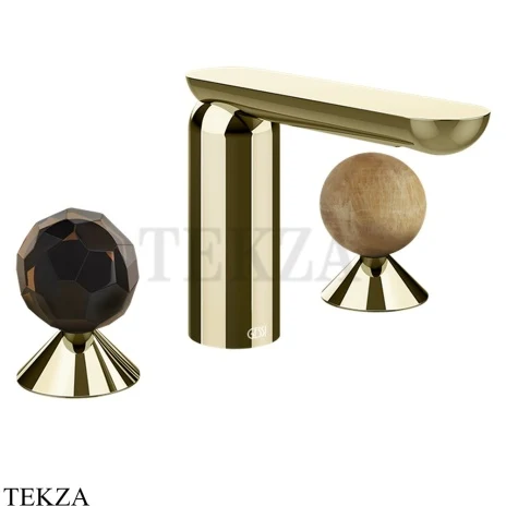 Gessi Perle Смеситель для раковины на 3 отв., без гарнитура 74235-710, шампань глянец
