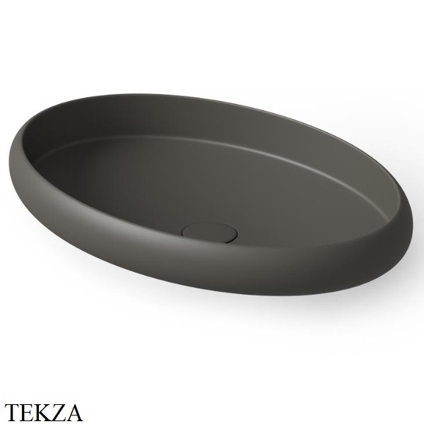 Dea Design Washbasins Раковина настольная овальная Solid Surface DD9088 600 5, Graphite №5