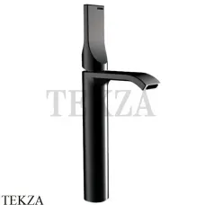 Bossini  APICE-T Смеситель для раковины высокий, с донным клапаном E89602.073, черный матовый