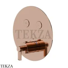 Newform Blink Chic Термостат для душа 2 потока, внешняя часть 70454E.58.061, PVD Copper Bronze