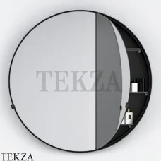 CIELO CATINO ROUND BOX Зеркальный шкаф круглый CASPCT NM, черный матовый