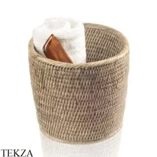 Decor Walther BASKET Корзина для ванных принадлежностей 0927491, ротанг светлый