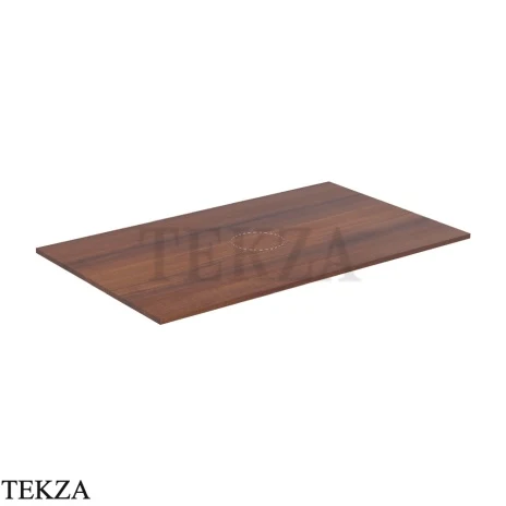 Flaminia Cubika столешница для ванной, цена за длину 100 см 100×51×1,2 см, орех Noce Greca