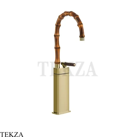 Gessi Jacqueline Смеситель для раковины высокий, без донного клапана 77205-710, шампань глянец