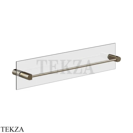 Gessi RILIEVO Полотенцедержатель для крепления на стекло, 60 см 59566-791, Deep Bronze Br. PVD
