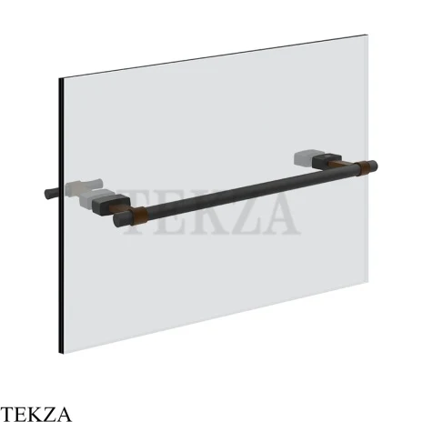 Gessi Jacqueline Полотенцедержатель для крепления на стекло, 30 см 77511-299, черный матовый