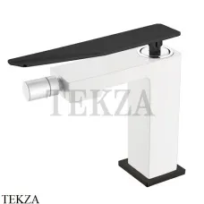 Boheme Q.2 Смеситель для биде однорычажный, без гарнитура 146-WB.2, Белый-черный