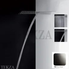 Gessi Private Wellness TREMILLIMETRI Верхний душ, 2 функции 33063-706, Black Metal