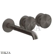 Gessi Origini NATURE Смеситель для раковины, внешняя часть 66090-707, Black Metal Brushed