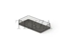 Dea Design Раковина настольная DD9010 800 R4 ,  Smoky Black R4