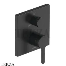 Duravit C.1 Смеситель для душа на 2 потока, внешняя часть C14210011046, черный матовый Duravit C.1 Смеситель для душа на 2 потока, внешняя часть C14210011046, черный матовый
