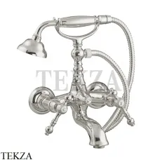 FIMA Carlo Frattini EPOQUE Смеситель для ванны, с гарнитуром F5054SN, Brushed nickel