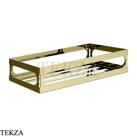 Gessi RILIEVO Полка-решетка в душевую зону 59549-710, Brass PVD