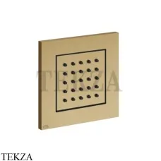 Gessi Rettangolo shower Боковая форсунка, поворотная, внешняя часть 32984-726, Warm Bronze Br. PVD