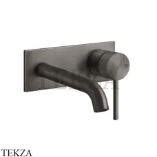 Gessi 316 TRAME Смеситель для раковины, внешняя часть, 11-14 см 54388-707, Black Metal Brushed
