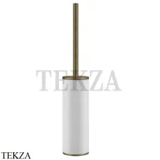 Gessi Inciso-Origini-Venti20 accessories Туалетный ершик напольный, белый 58543-713, Antique Brass