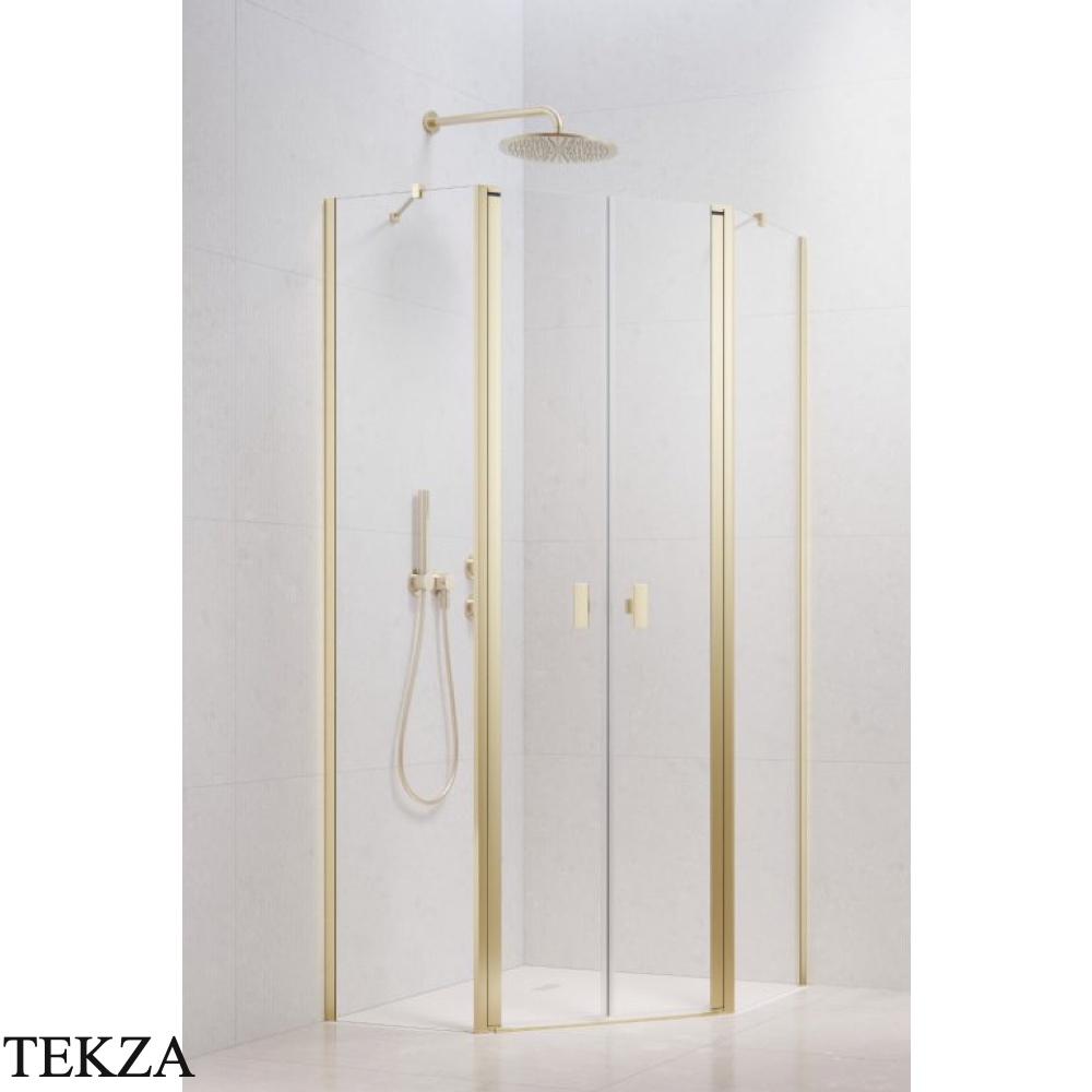Radaway Nes PTD Комплект боковых стенок 100х90 см, 10051500-98-01, брашированное светлое золото