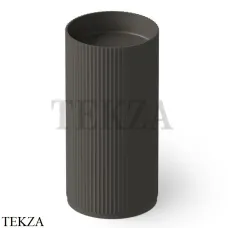 Dea Design Pedestal Basin Раковина напольная рифленая Solid Surface DD2803 450 5, Graphite №5