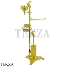 Migliore LUXOR Напольная стойка для унитаза и биде многофункциональная 26147, золото глянец